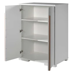 Kinderkleiderschrank London 98x56x116cm - weiß
