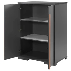 Kinderkleiderschrank London 98x56x116cm - anthrazit
