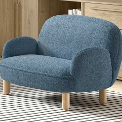 Kinder Vipack Kindersofa Rocky - 89x54x45cm - er Bouclé-Stoff