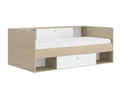 Kinder- und Jugendbett mit Stauraum Alicia | 90 x 200 cm | Design Châtaignier