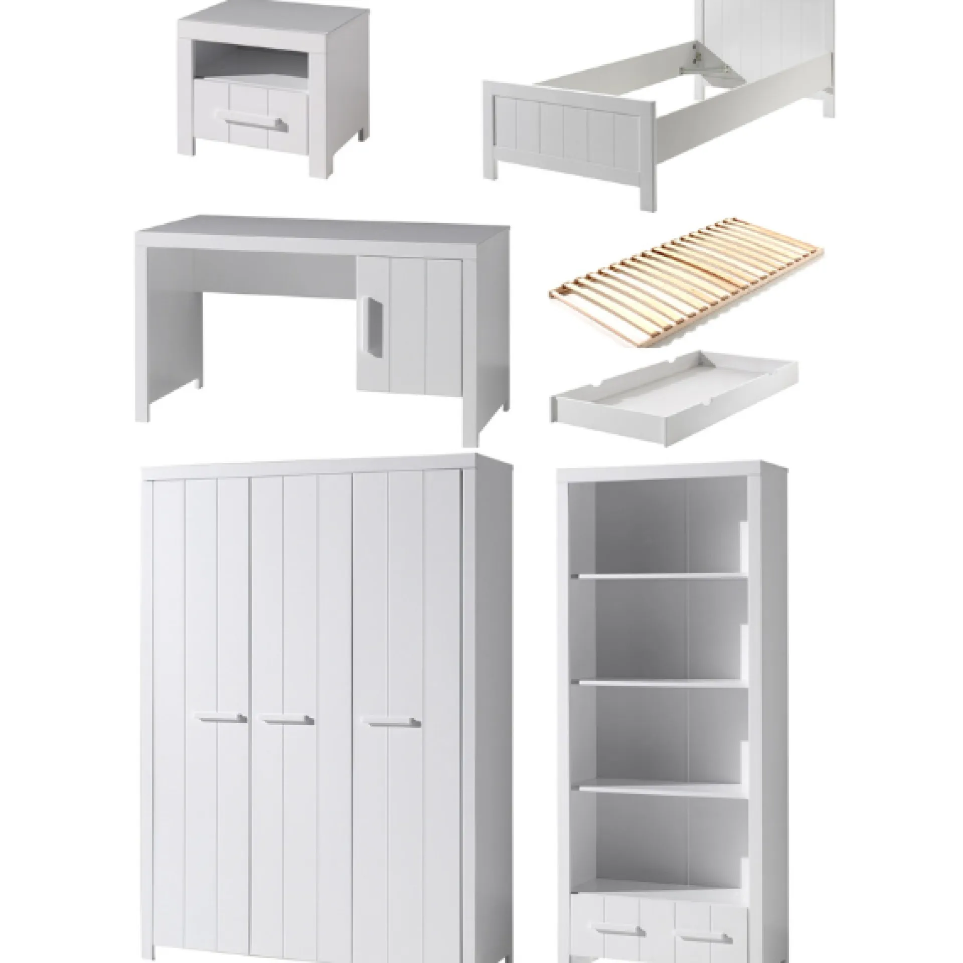 Kinder Vipack Kinderzimmer Erik 9 (inkl.Lattenrost)-