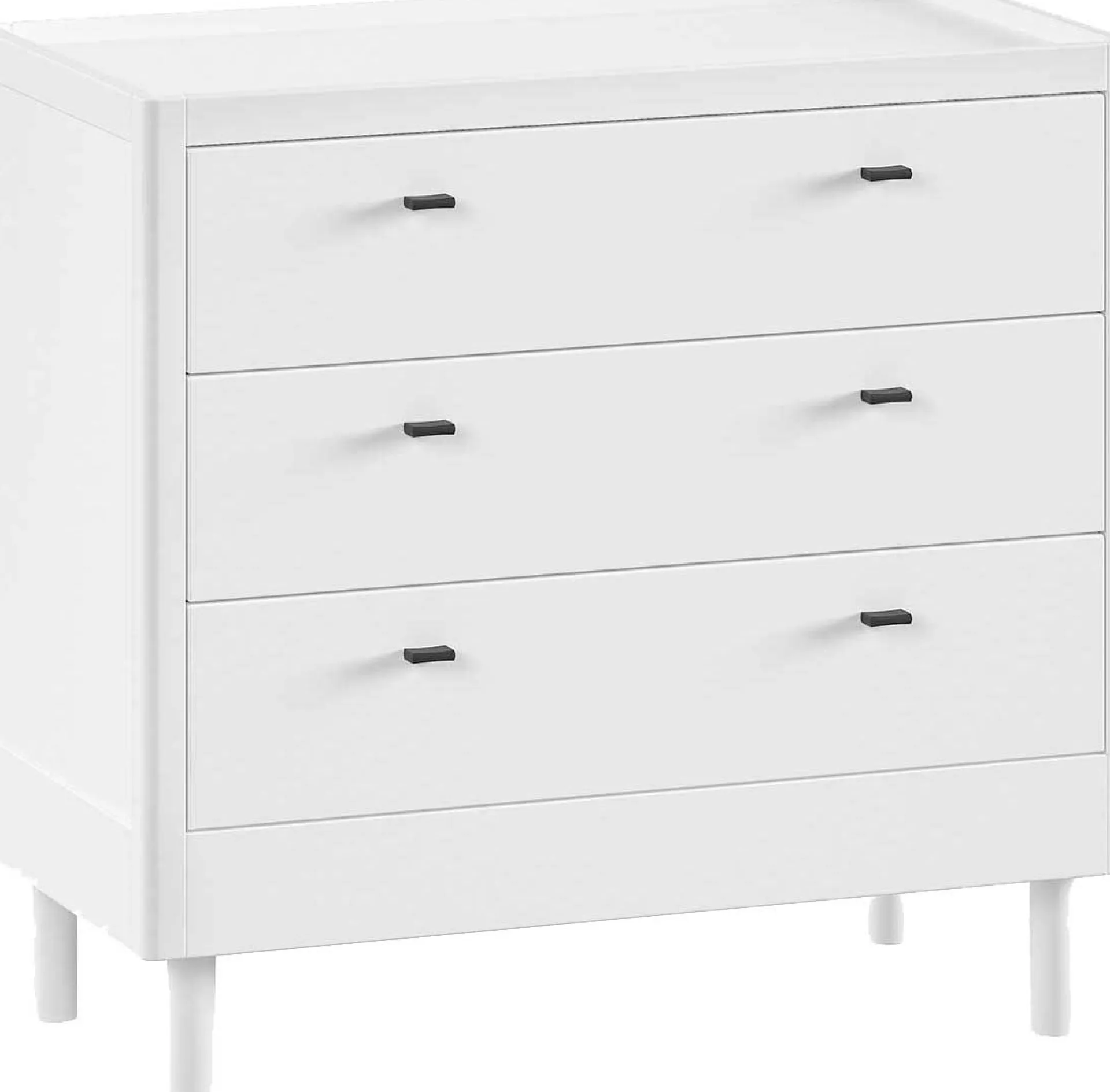 Kinder Vipack Kinderzimmer Forrest: Nachttisch, Bett 90x200, Kleiderschrank, Kommode - buche