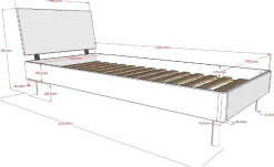 Kinder Vipack Kinderzimmer Forrest: Nachttisch, Bett 90x200, Kleiderschrank, Schreibtisch - buche