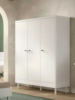 Kinder Vipack Kinderzimmer Forrest: Nachttisch, Bett 90x200, Kleiderschrank, Schreibtisch - buche