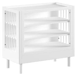 Kinder Vipack Kinderzimmer Forrest: Nachttisch, Bett 90x200, Kleiderschrank, Regal - buche