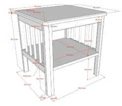 Kinder Vipack Kinderzimmer Forrest: Nachttisch, Bett 90x200, Kleiderschrank, Regal - buche
