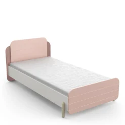 Kinder CBA Kinderzimmer Janne: Bett 90x190cm, Nachttisch, Kommode, Kleiderschrank - /weiß