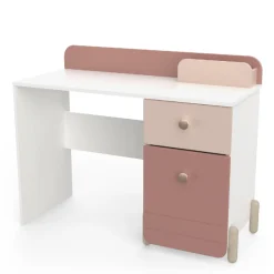 Kinder CBA Kinderzimmer Janne: Bett 90x190cm, Nachttisch, Kommode, Kleiderschrank, Schreibtisch - /weiss