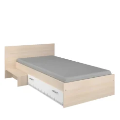Kinder Parisot Kinderzimmerkombination Charly 90x200 | Kinderbett, Rückenteil, Nachttisch, Kleiderschrank, Kommode