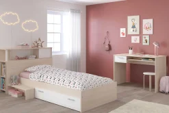 Kinder Parisot Kinderzimmerkombination Charly 90x190 | Kinderbett, Rückenteil, Schreibtisch