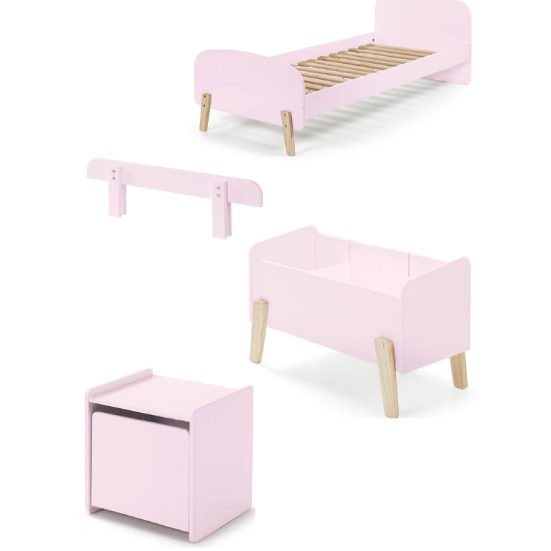 Kinder Vipack Kinderzimmer Kombination 3 Kiddy-pink