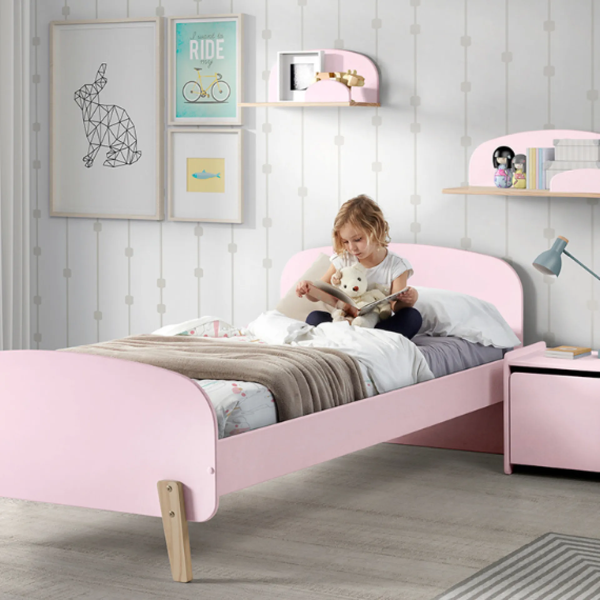 Kinder Vipack Kinderzimmer Kombination 4 Kiddy-pink