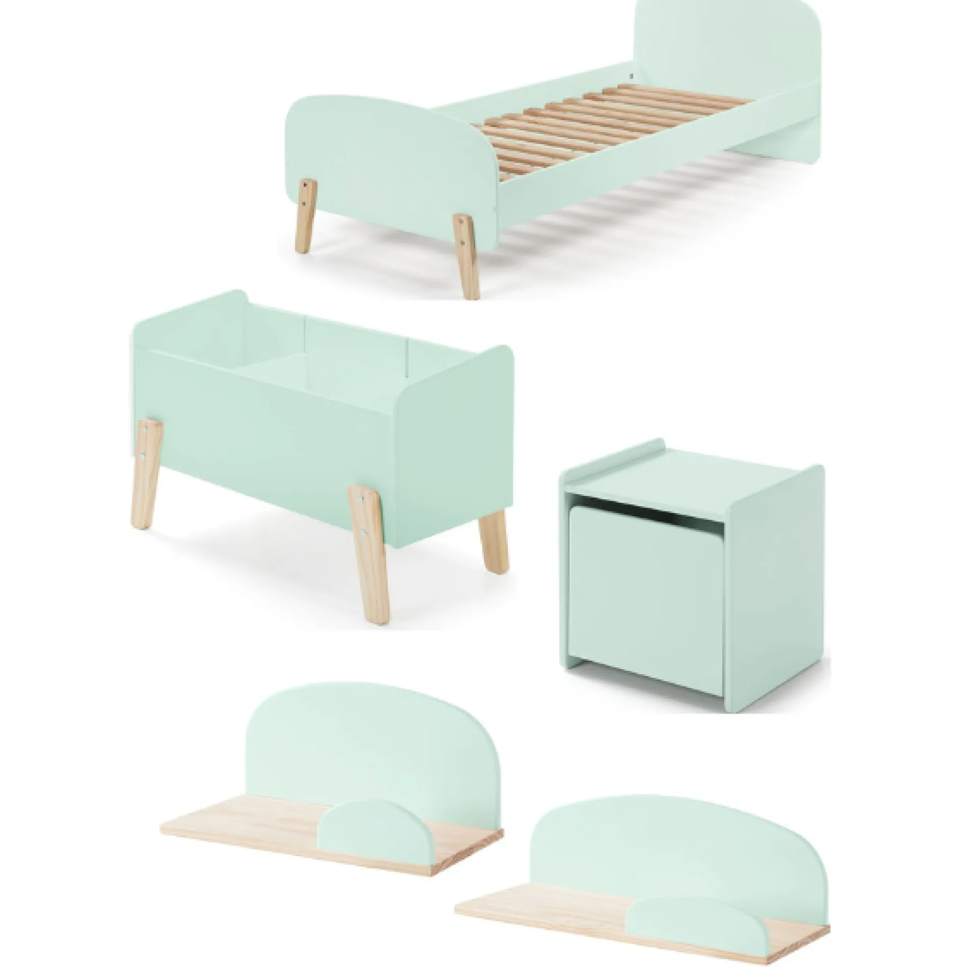 Kinder Vipack Kinderzimmer Kombination 6 Kiddy-mint