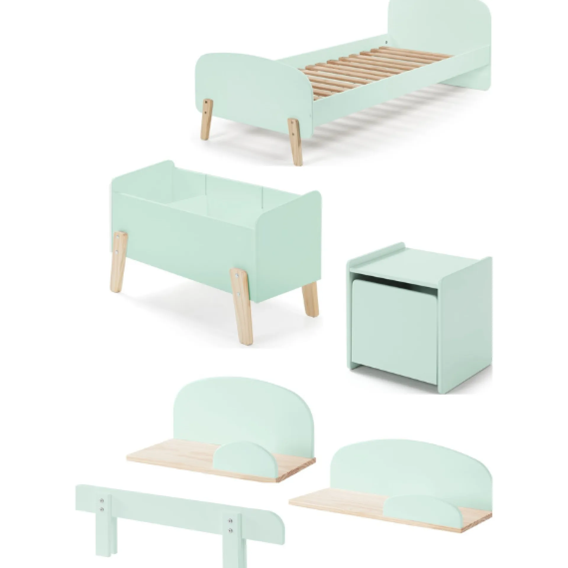 Kinder Vipack Kinderzimmer Kombination 7 Kiddy-mint