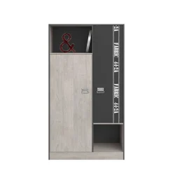 Kinder Parisot Kinderzimmer-Set Fabric| Kinderbett, Bettschubladen-Set, Nachttisch, Kleiderschrank, Schreibtisch