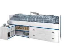 Kinder Parisot Kinderzimmer-Set Smoozy | Kabinenbett und Nachttisch |