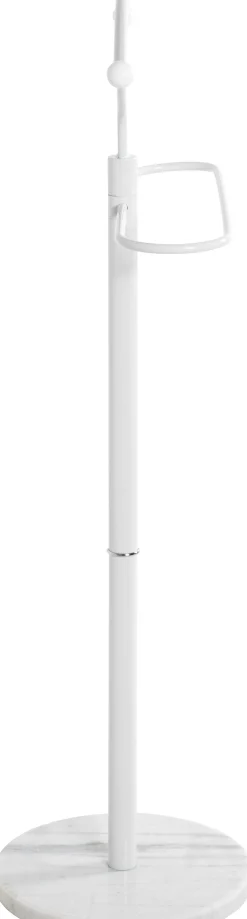 Kingston Kleiderständer - 50x32x105 cm - Stahl/Marmor