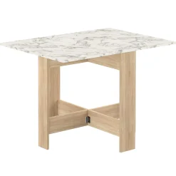 Symbiosis Klappbarer Esstisch Papillon 103 cm - Eiche/Marmor