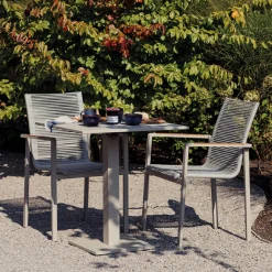 Gescova Klappbarer Gartentisch Fremantle - Aluminium - 70x70x75cm