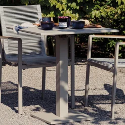 Gescova Klappbarer Gartentisch Fremantle - Aluminium - 70x70x75cm