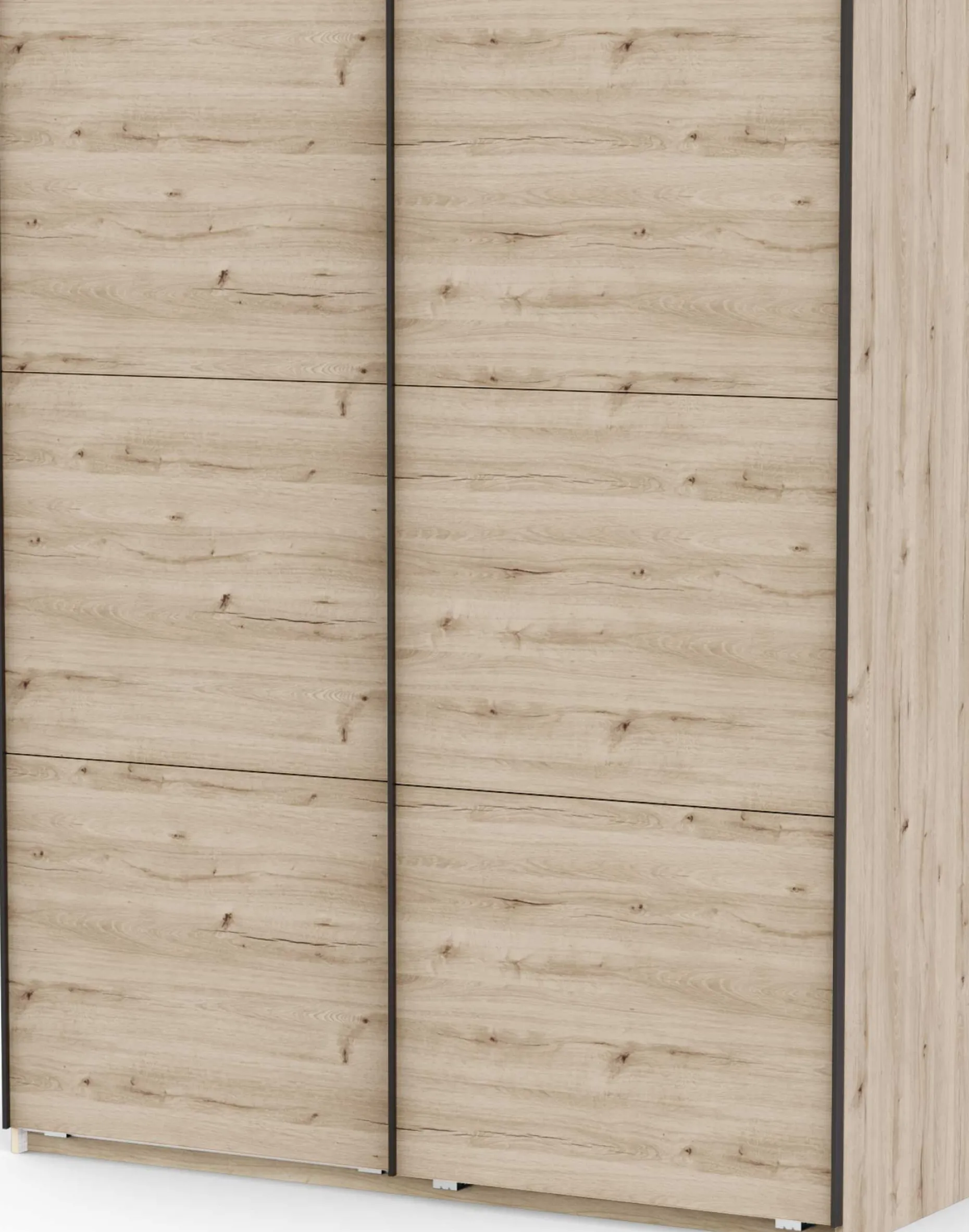 Kleiderschrank Alhambra - 178x60x224cm - Eiche Dekor