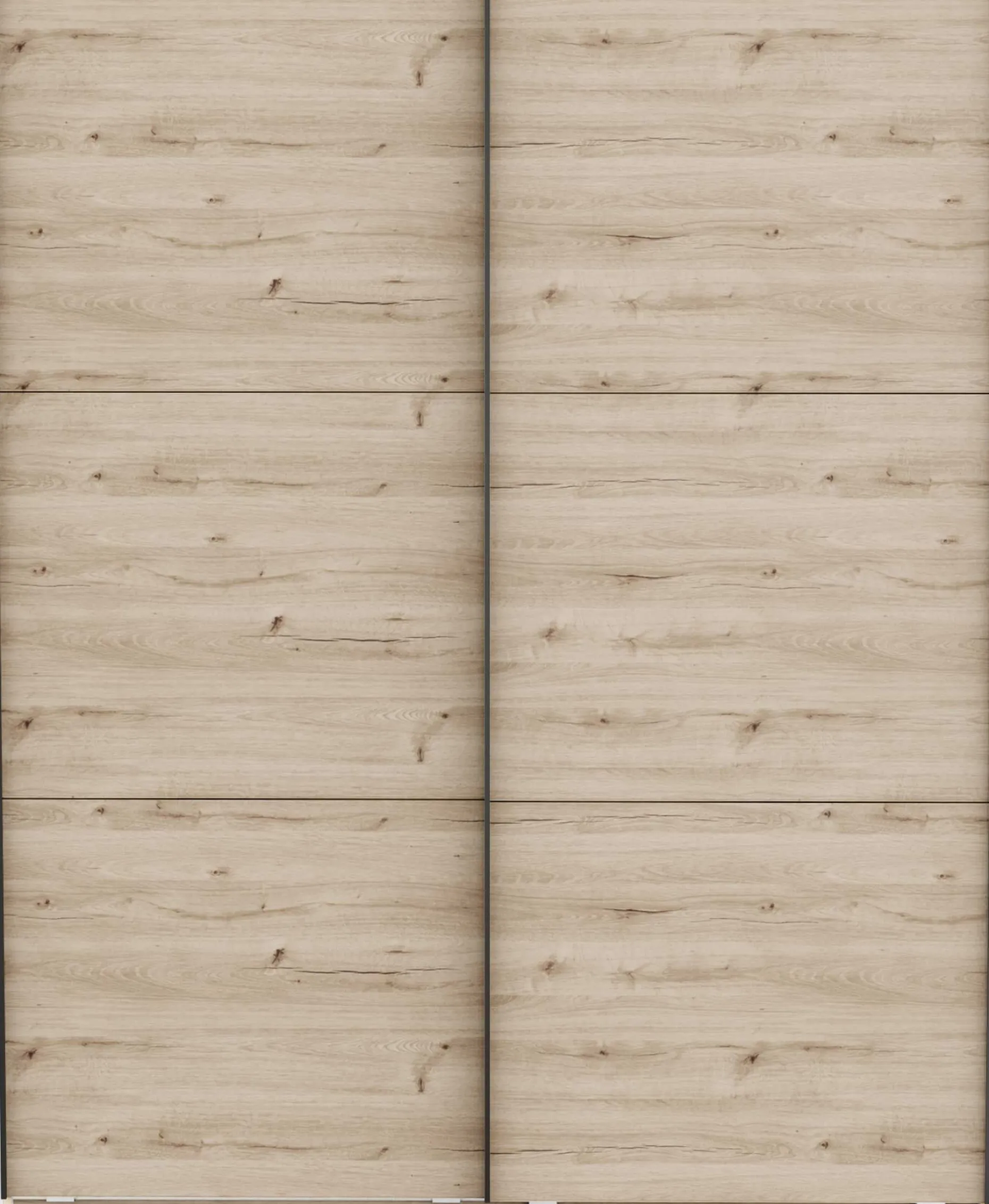 Kleiderschrank Alhambra - 178x60x224cm - Eiche Dekor
