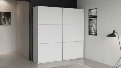 Kleiderschrank Alhambra - 221x60x224cm - weiß