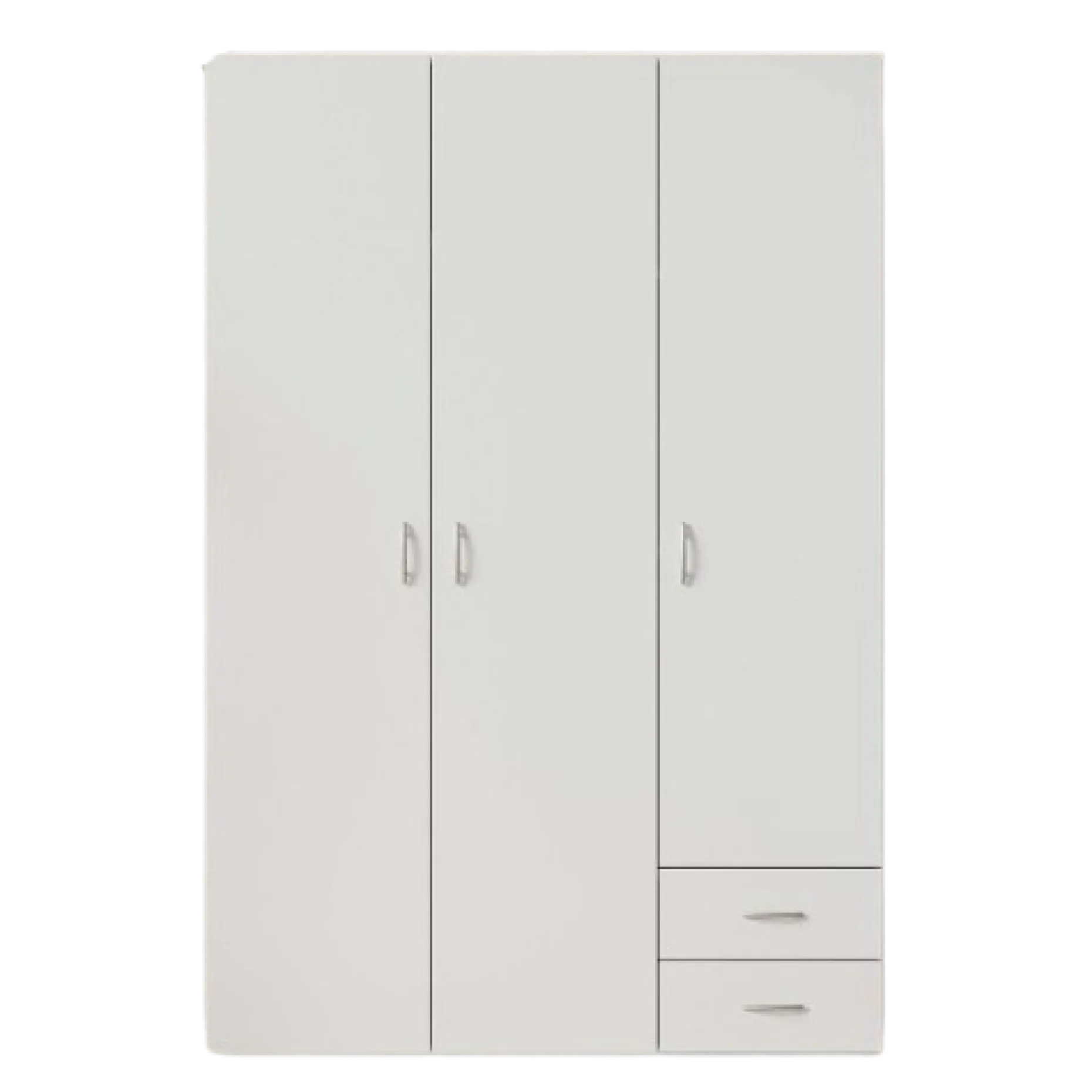 Kleiderschrank Base | 120 x 51 x 176 cm | Weiß