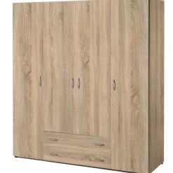 Kleiderschrank Base | 160 x 52 x 177 cm | Wotan Oak Design