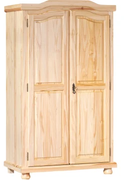 Kleiderschrank Bastian mit 2 Türen - Kieferholz