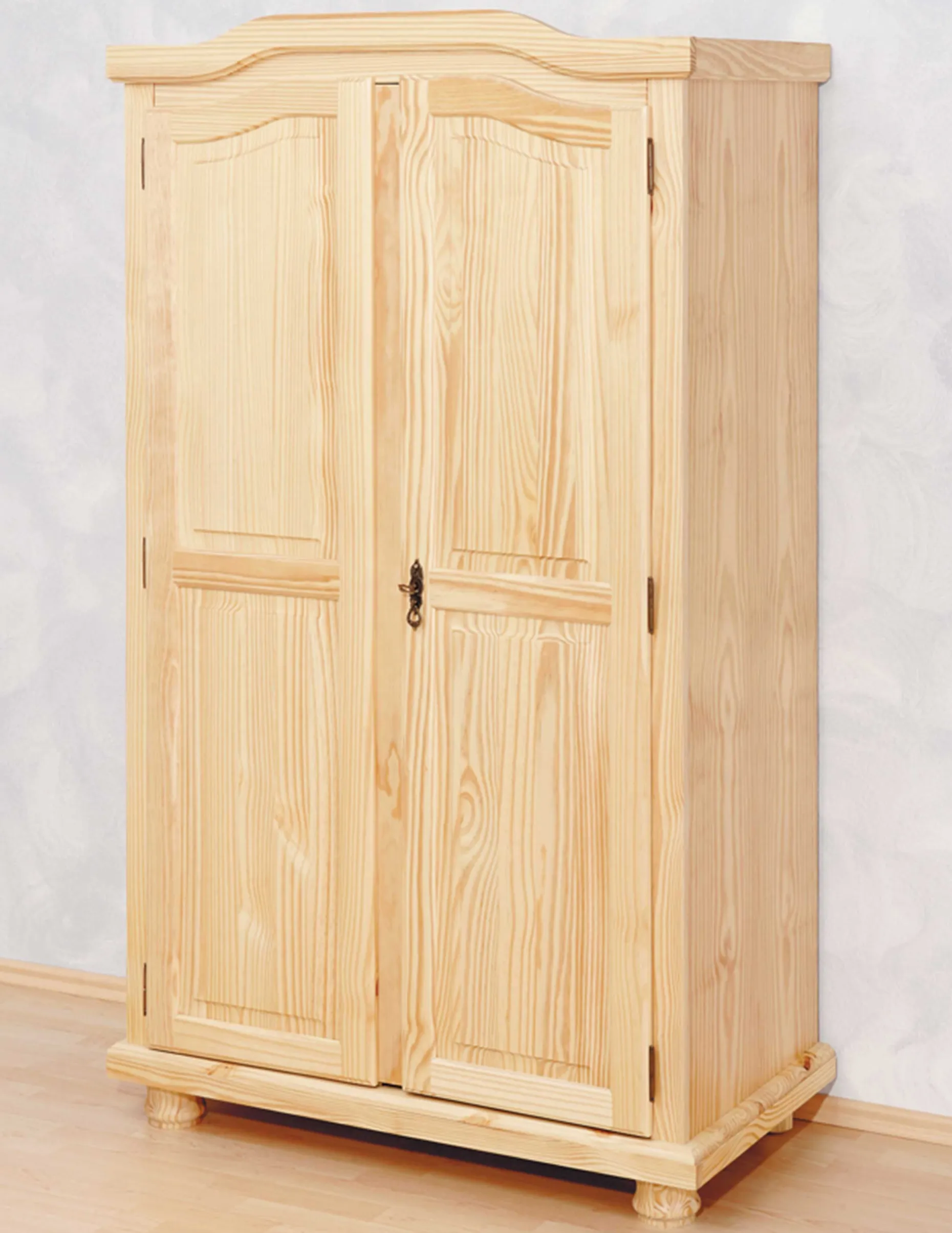 Kleiderschrank Bastian mit 2 Türen - Kieferholz