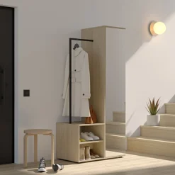 Kleiderschrank Beatrix - Eiche hell