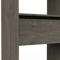 Kleiderschrank Chicago - 50x114x192 cm - Schwarz/Eiche