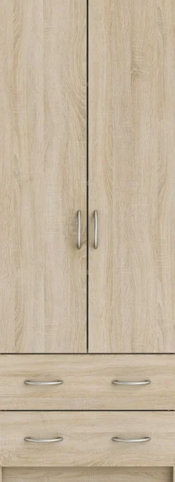 Kleiderschrank Diete-gebürstete Eiche