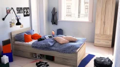 Kleiderschrank Diete-gebürstete Eiche