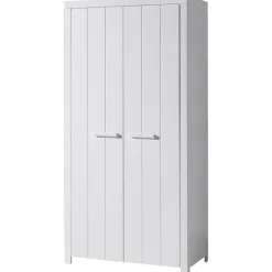 Kleiderschrank Erik 2-türig - weiß