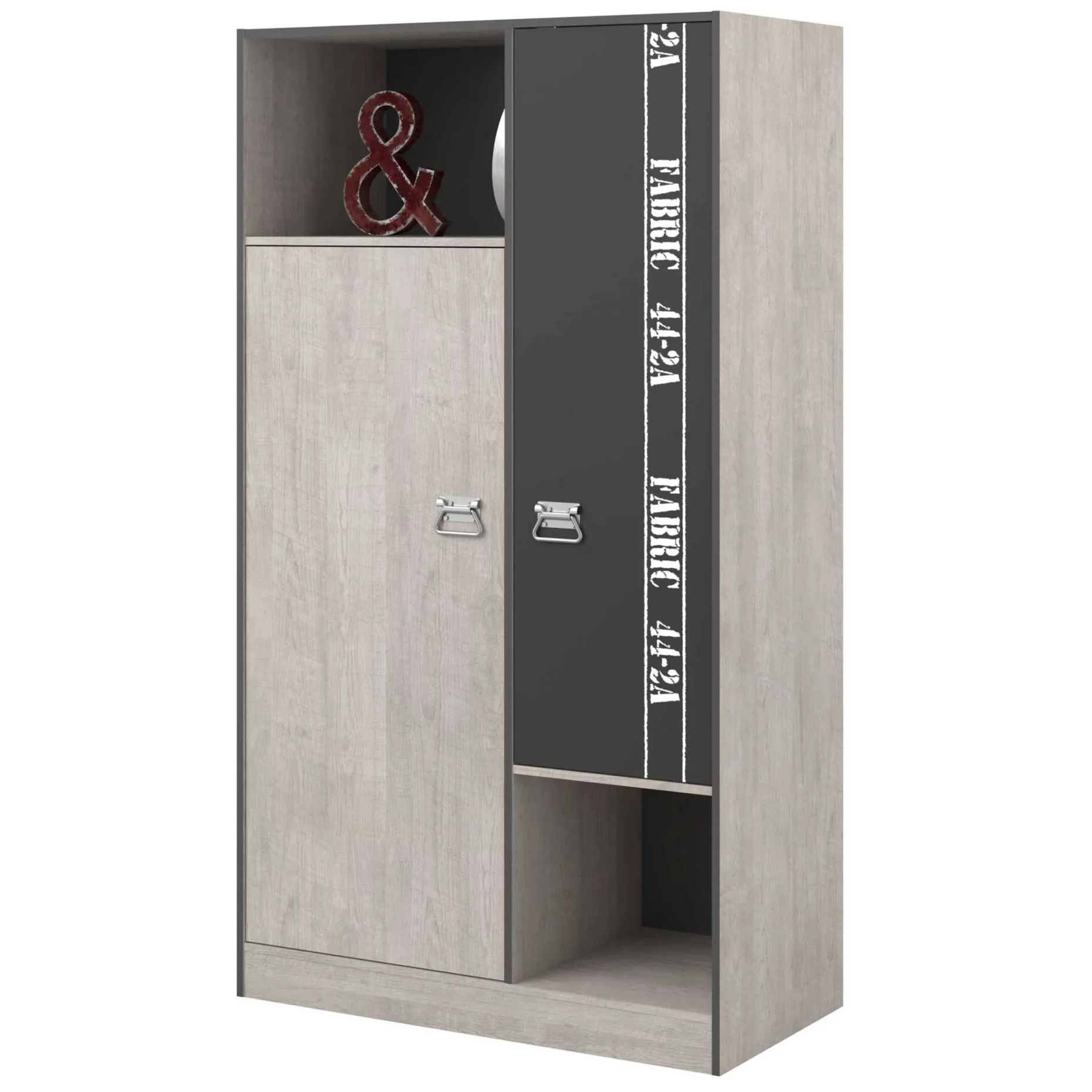 Kleiderschrank Fabric 2-türig