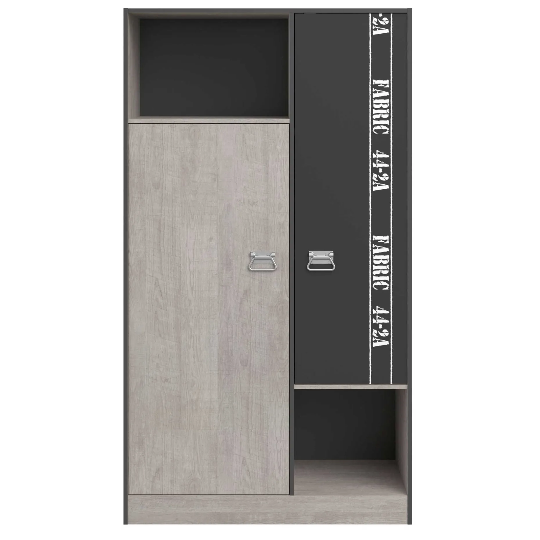 Kleiderschrank Fabric 2-türig