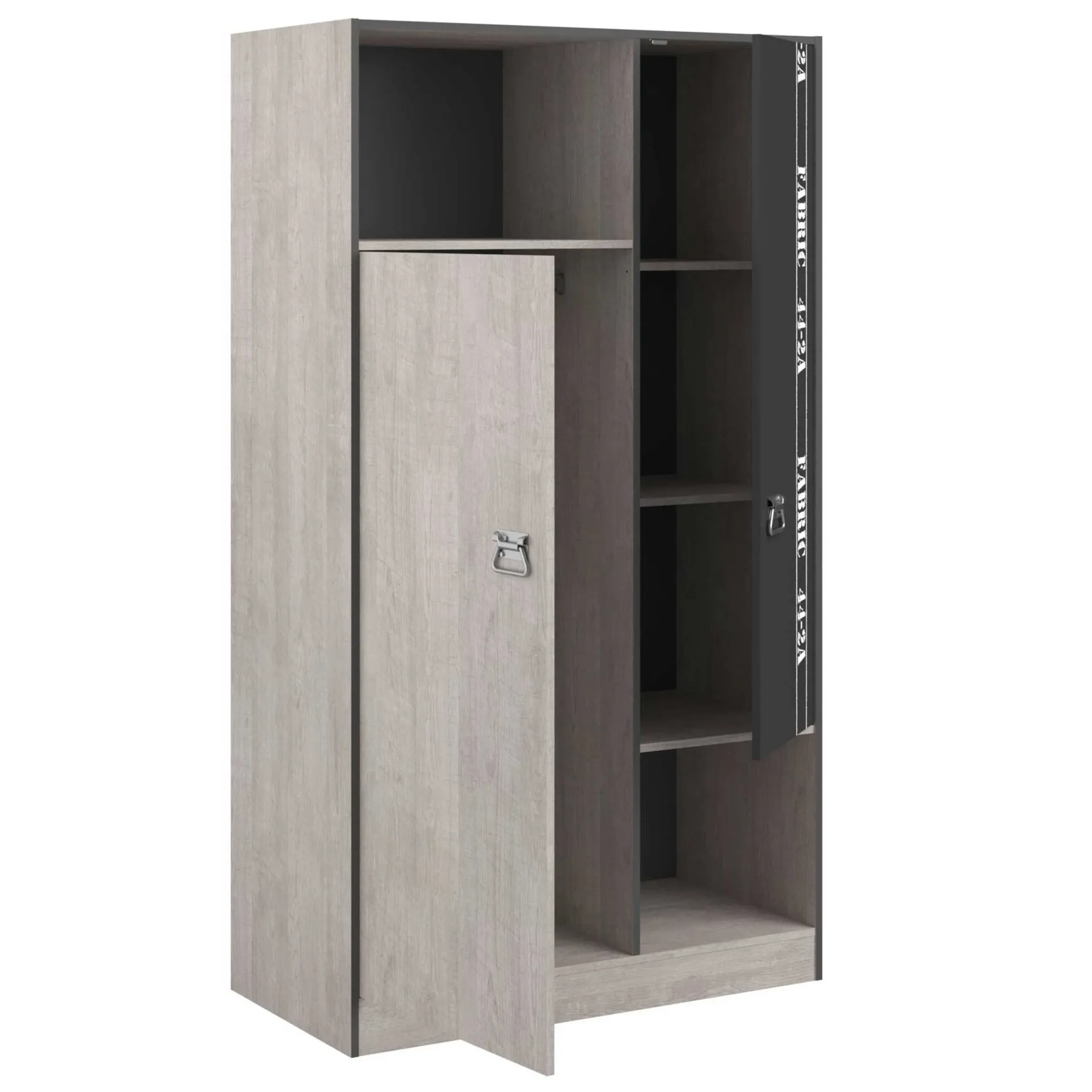 Kleiderschrank Fabric 2-türig