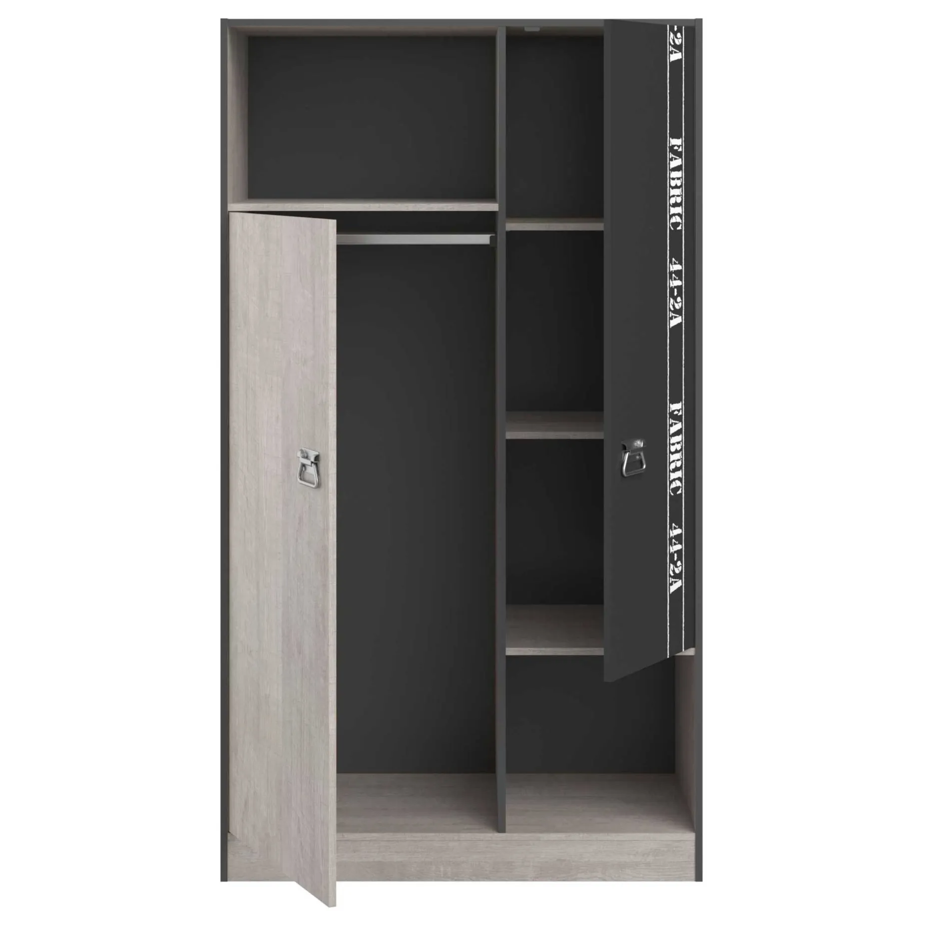Kleiderschrank Fabric 2-türig