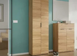Kleiderschrank Frodo mit 2 Türen - Eiche