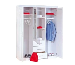 Kleiderschrank Geraldo - weiß
