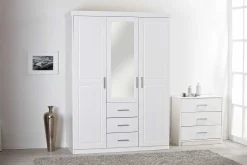 Kleiderschrank Geraldo - weiß