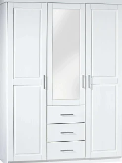 Kleiderschrank Geraldo - weiß
