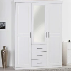 Kleiderschrank Geraldo - weiß