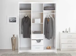 Kleiderschrank Geraldo - weiß