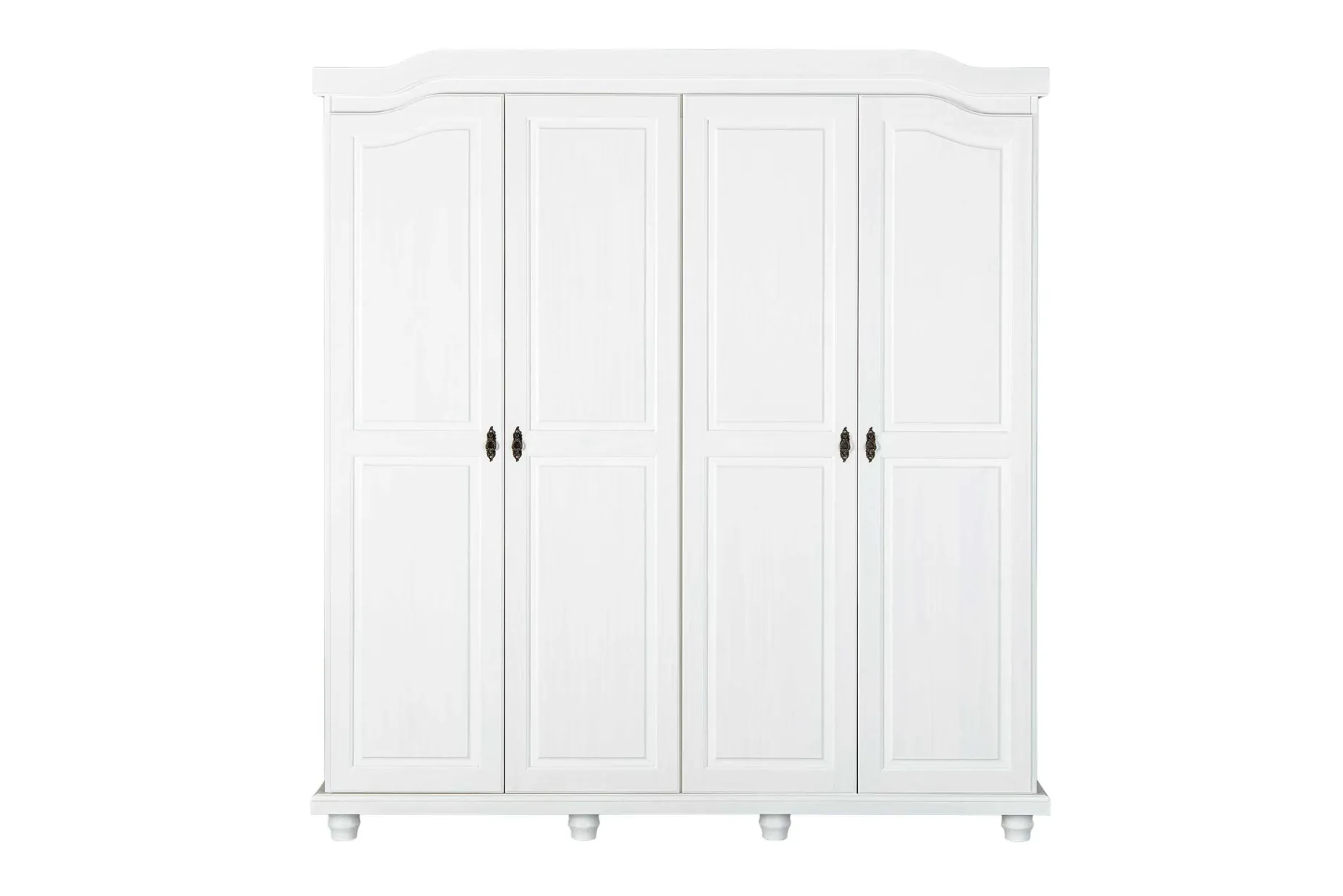 Kleiderschrank Ivy 197cm 4 Türen - weiß