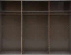 Kleiderschrank Kalas 270cm mit 2 Schiebetüren - grau/braun