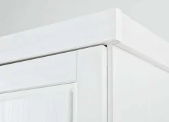 Kleiderschrank Leon mit 3 Türen - weiß