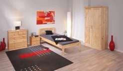 Kleiderschrank Leon 2 Türen - Kieferholz